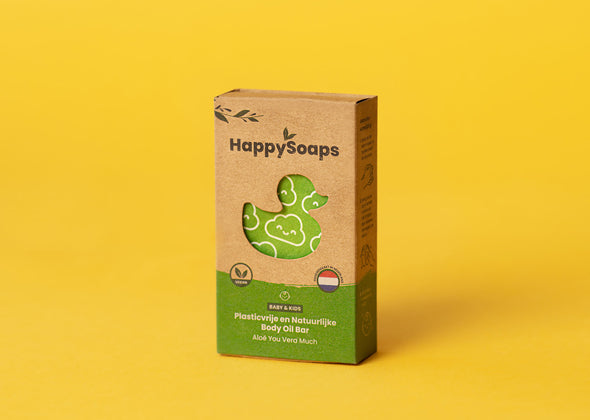 Happy Soaps Baby Body Oil Bar Aloe You Vera Much