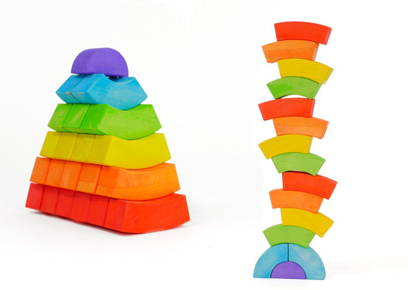 Bajo Rainbow Blocks - Speeltastisch l Ecotastisch