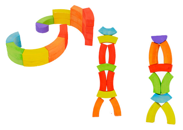 Bajo Rainbow Blocks - Speeltastisch l Ecotastisch