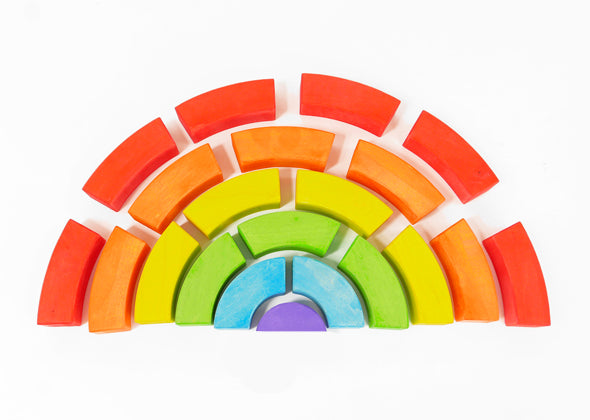 Bajo Rainbow Blocks - Speeltastisch l Ecotastisch