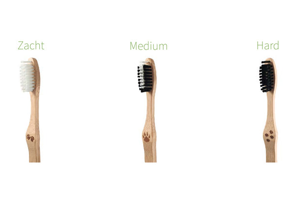 Bamboe tandenborstel 4-pack Bamboe