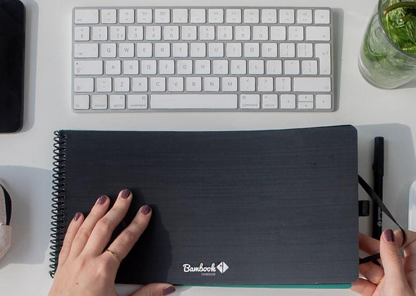 A4 Deskbook Softcover - Zwart