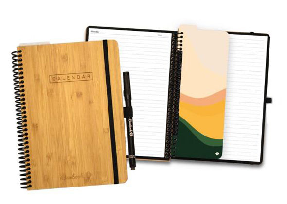 A5 Agenda Hardcover - Bamboe - Speeltastisch l Ecotastisch