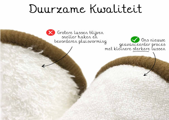 Bamboozy 16x Wasbare Wattenschijfjes (12x Dagelijks 4x Scrub)