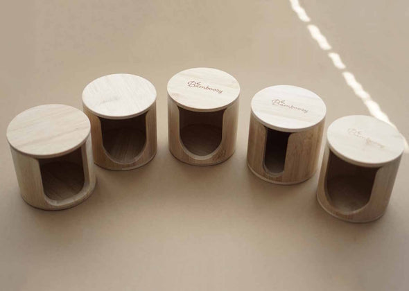 Bamboozy Bamboehouder voor Herbruikbare Wattenschijfjes