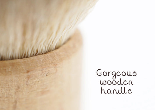 Bamboozy Safety Razor Scheerkwast Hout (Vegan)