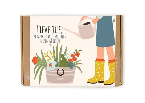 Giftbox (7 Blossombs) - Lieve Juf - Speeltastisch l Ecotastisch