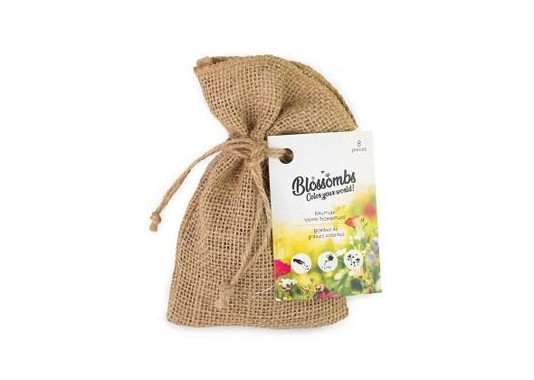 Jute Zakje (8 Blossombs) - Speeltastisch l Ecotastisch