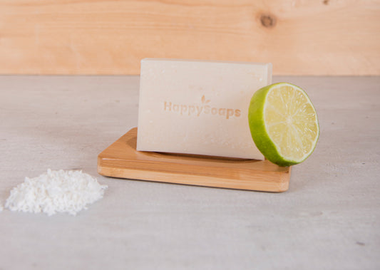 Happy Soaps Body Wash Bar Kokosnoot Limoen