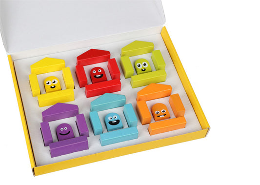 Cubika Kleurrijke Huisjes