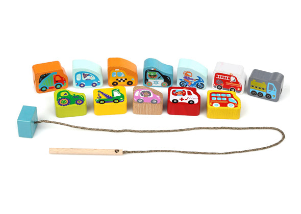 Cubika Rijgspel Vlugge Voertuigen