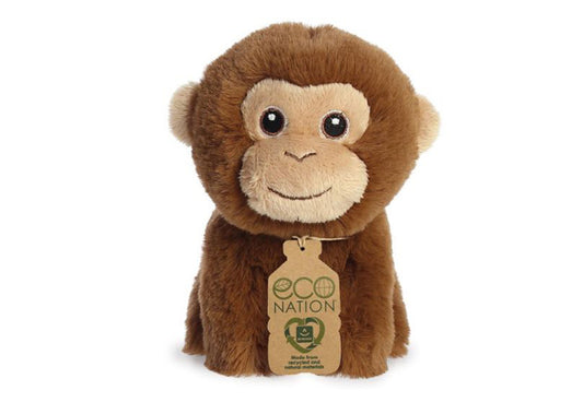 Eco Nation Knuffel - Aap Klein