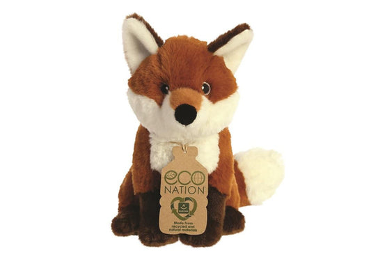 Eco Nation Knuffel - Vos Groot