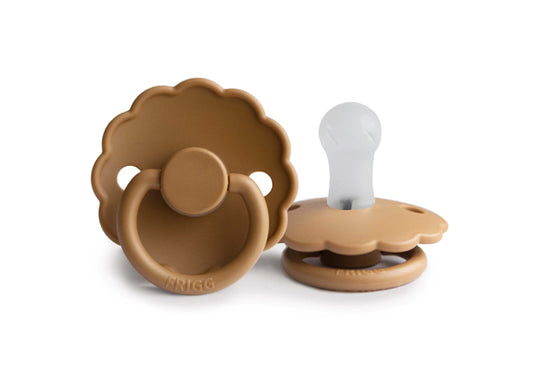 Frigg Speen Daisy Siliconen Maat 1 - 0-6 Maanden Cappuccino