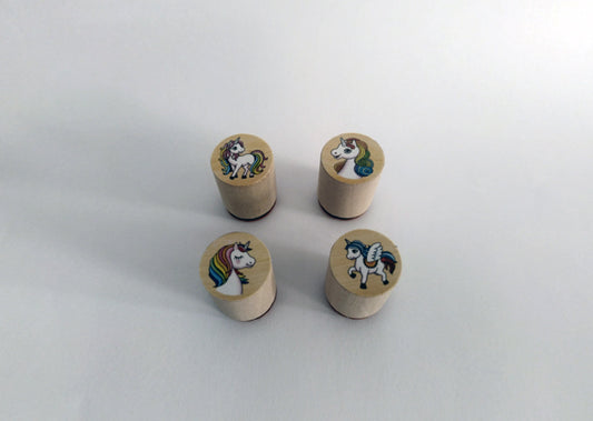 Goki Stempelset Unicorns (set van 4 stuks)