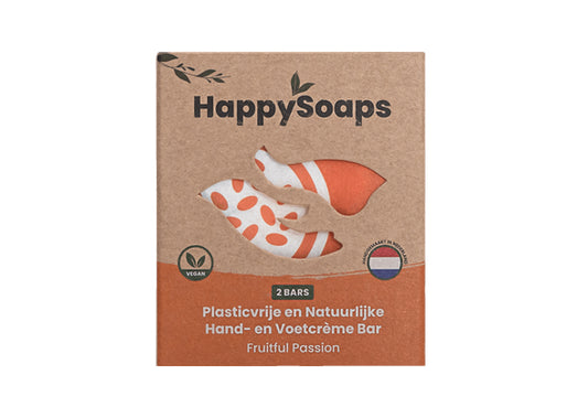 Happy Soaps Hand en Voetcreme Bar - Fruitful Passion