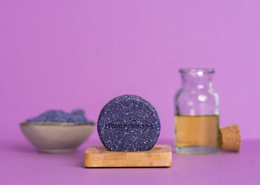 Happy Soaps Shampoo Bar Bright Violet