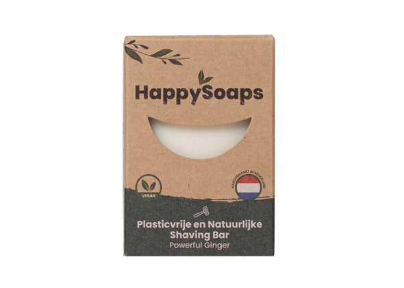 Happy Soaps Shaving Bar Powerfull Ginger