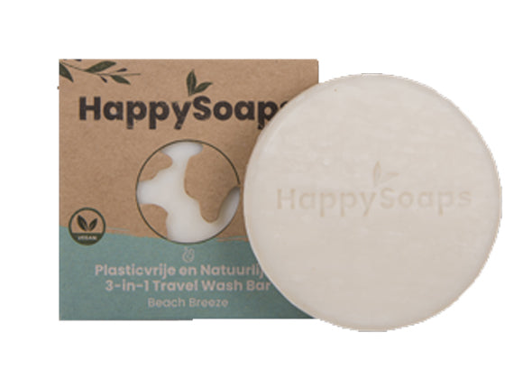 3-in-1 Travel Wash Bar - Beach Breeze - Speeltastisch l Ecotastisch