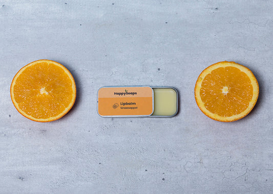 Happy Soaps Lipbalm Sinaasappel