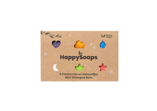 Happy Soaps Mini Shampoo Bars - 6-pack