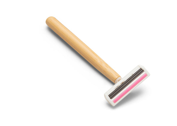 Sale Nukka Bamboo Scheermesjes 4st Roze (3 mesjes)