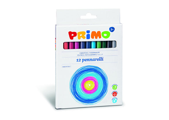 Primo 12 Viltstiften uitwasbaar