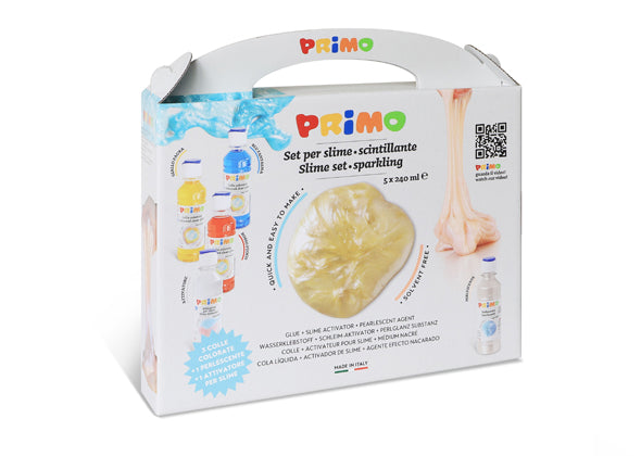 Primo Slijmset Sparkling 3 kleuren, parelmoer en activator