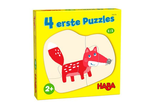4 eerste puzzels - In het bos - Speeltastisch l Ecotastisch