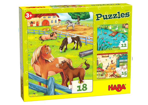 Puzzel Boerderijdieren - Speeltastisch l Ecotastisch