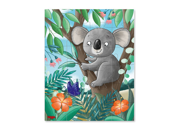 Puzzel Koala, Luiaard & Co - Speeltastisch l Ecotastisch