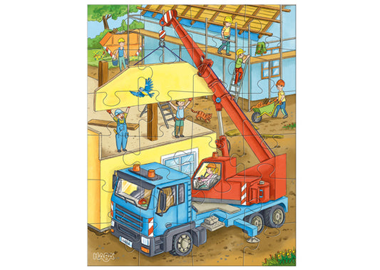 Haba Puzzels Puzzel Op de Bouwplaats