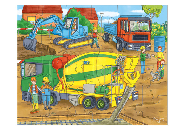 Puzzel Op de Bouwplaats