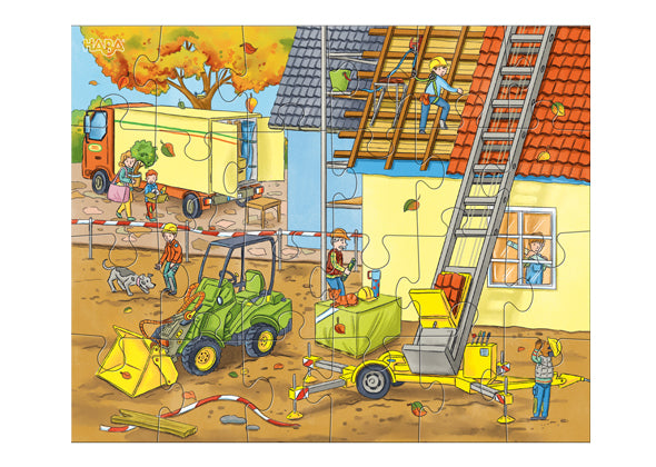 Haba Puzzels Puzzel Op de Bouwplaats
