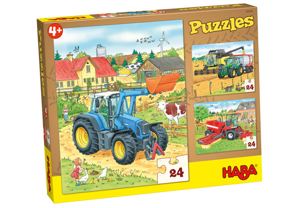 Puzzel Tractor & Co - Speeltastisch l Ecotastisch