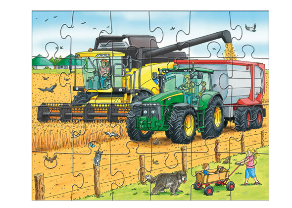 Puzzel Tractor & Co - Speeltastisch l Ecotastisch