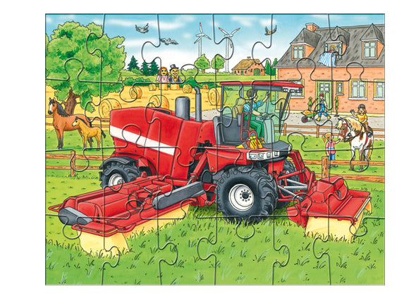 Puzzel Tractor & Co - Speeltastisch l Ecotastisch