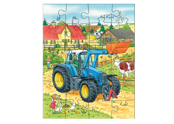 Puzzel Tractor & Co - Speeltastisch l Ecotastisch