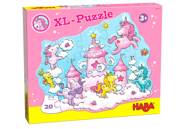 Puzzel XL - Eenhoorn Flonkerglans Wolken puzzelpret - Speeltastisch l Ecotastisch