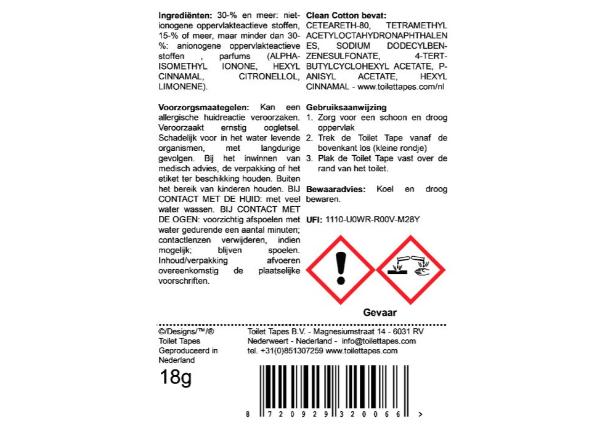 Toilet Tapes Toilettapes Clean Cotton