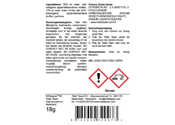Toilet Tapes Toilettapes Groovy Grass