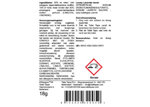 Toilet Tapes Toilettapes Lovely Lavender