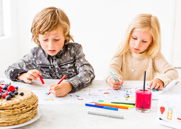 Makii Turbo brede kleurplaat - Trein