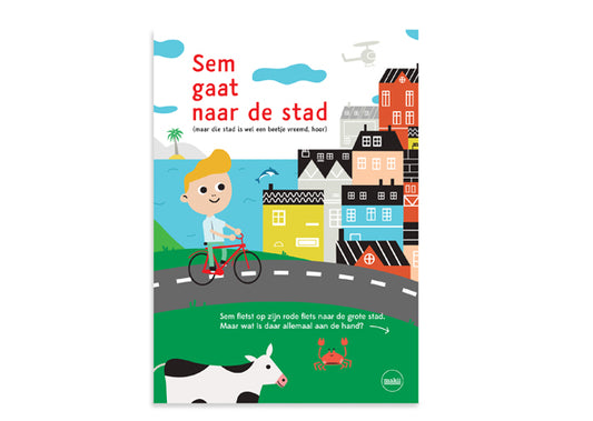 Makii Turbo grote kleurplaat - Stad