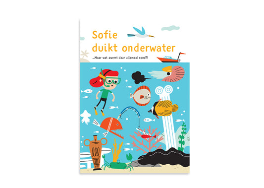 Makii Turbo grote kleurplaat - Water