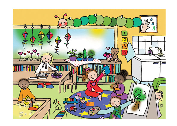 Unieke Postkaarten Postkaart Kleuterkindjes