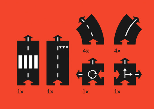 WayToPlay Wegenset 12st Ringroad