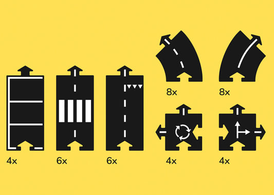 WayToPlay Wegenset 40st King of the Road