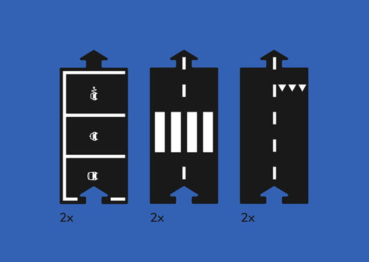 WayToPlay Uitbreidingsset lang recht 6 delig