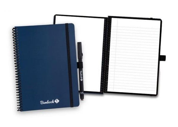 Bambook A5 Notitieboek Softcover Veluw Navy